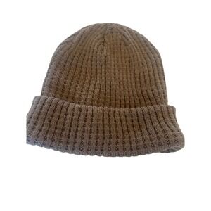 NWT Mocha Brown Waffle Knit Beanie Cuffed  Winter hat beanie Gorpcore Streetwear